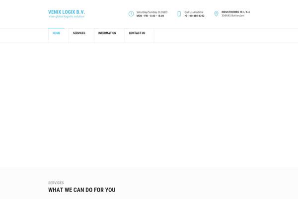 Logistic-business theme site design template sample