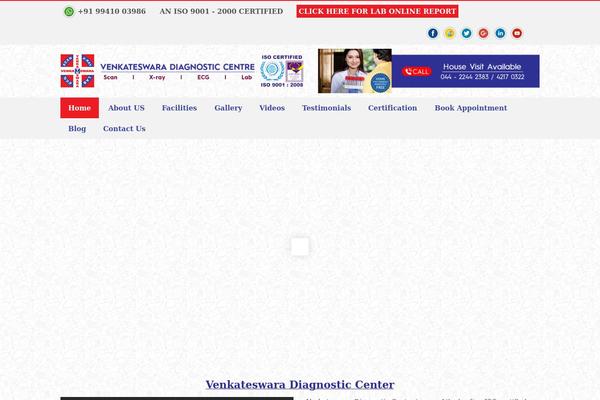 Gloria theme site design template sample
