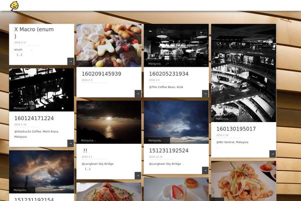 Pinbin theme site design template sample