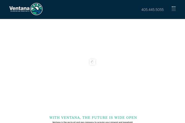 Ventana theme site design template sample