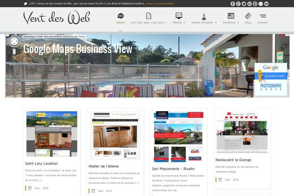 Celestino theme site design template sample