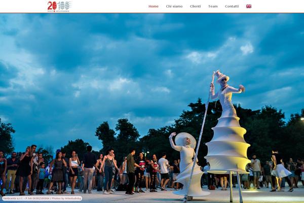 Immersion theme site design template sample