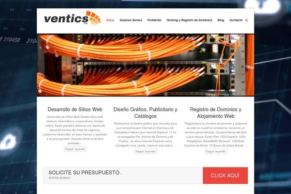 Discovery theme site design template sample