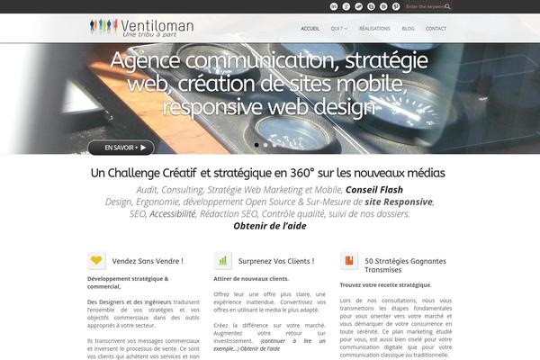 Rockefeller theme site design template sample
