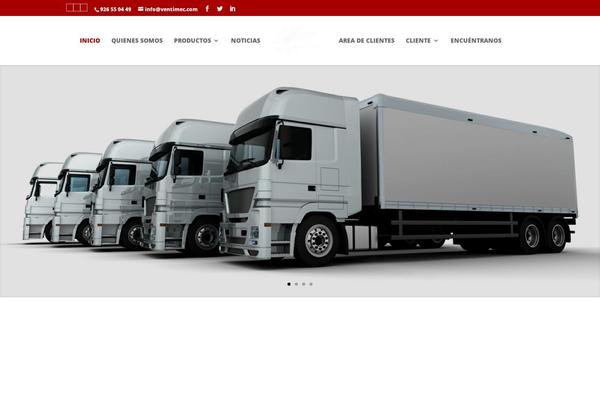 ventimec.com site used Divi-hijo