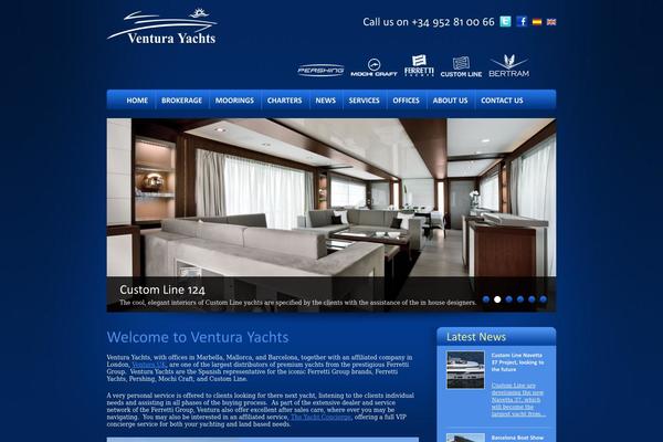 Ventura theme site design template sample