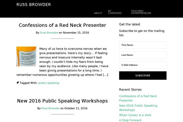 Parallax Pro theme site design template sample
