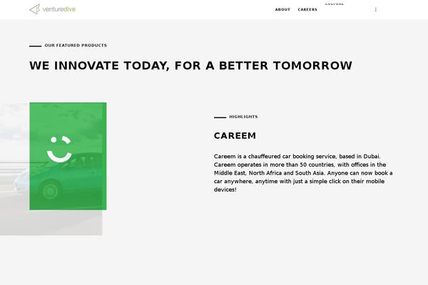 venturedive.com site used Venturedive
