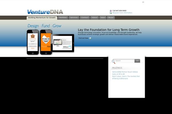 Fusion theme site design template sample