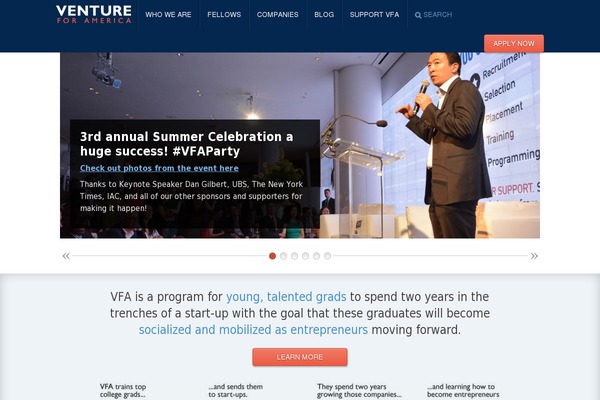 ventureforamerica.org site used Niftic