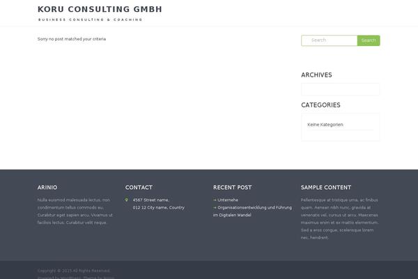 Alum theme site design template sample