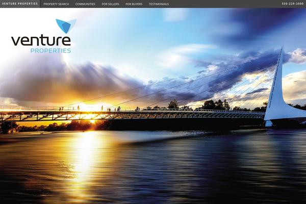 Venture theme site design template sample
