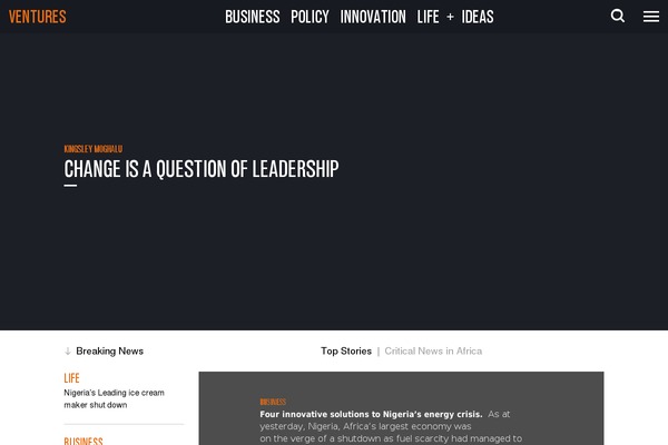 Site using Live Blogging plugin
