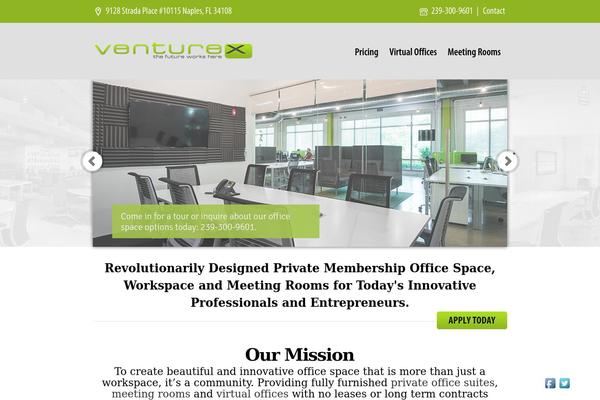 Venturex theme site design template sample