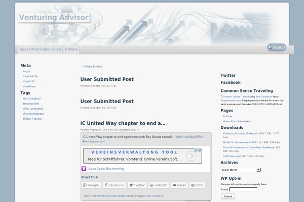 Techozoic Fluid theme site design template sample