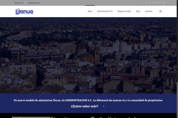 venue.es site used Venue