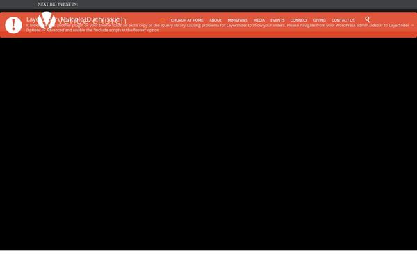 Church and Event theme site design template sample