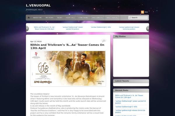 Site using Social Media Widget plugin