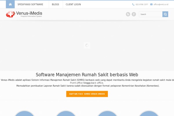 Circle theme site design template sample