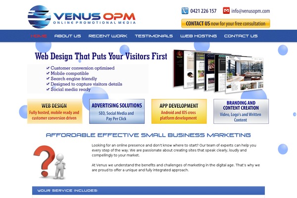 venusopm.com site used Megatron