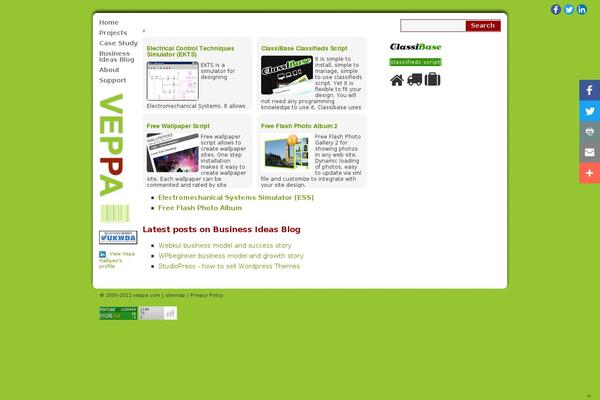 Site using Flying-pages plugin