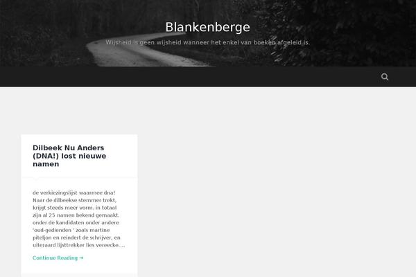 Baskerville theme site design template sample