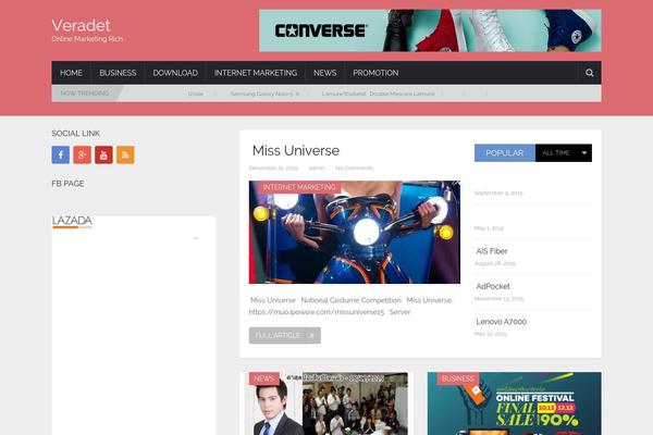 NewsOnline theme site design template sample