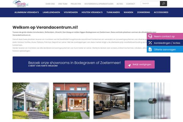 verandacentrum.nl site used Snshadona