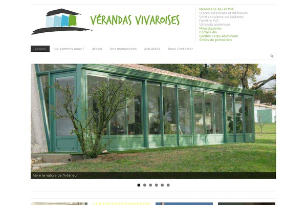 verandas-vivaroises.fr site used Architektthemeresponsive