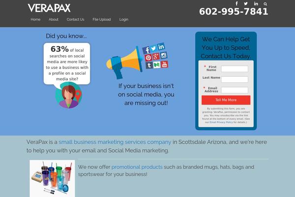 verapax.com site used Pinnacle