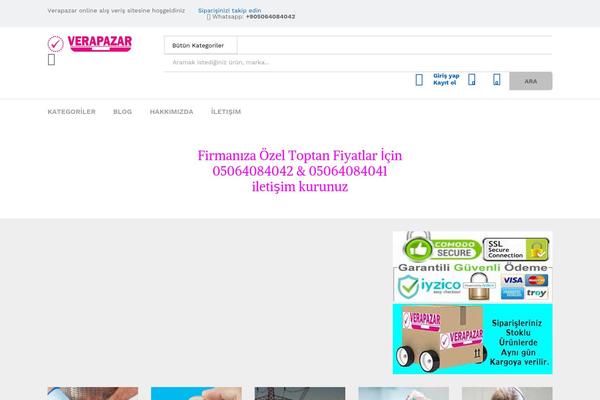 Martfury theme site design template sample