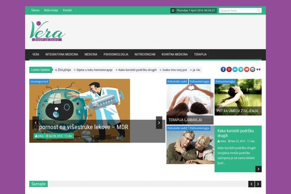 SaladMag theme site design template sample