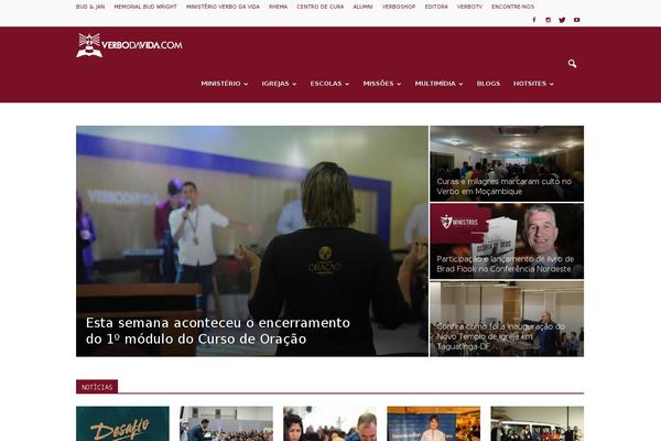 verbodavida.org.br site used Page Builder Framework