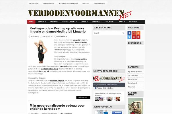 Site using The Social Links plugin