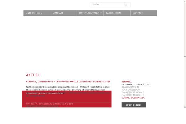 verdata.de site used Wp-nito