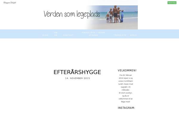 Bloggersdelight theme site design template sample