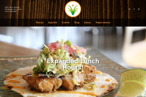 Linguini theme site design template sample