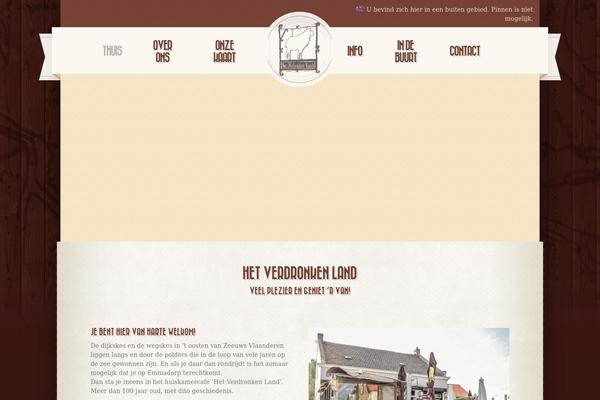 Retro theme site design template sample