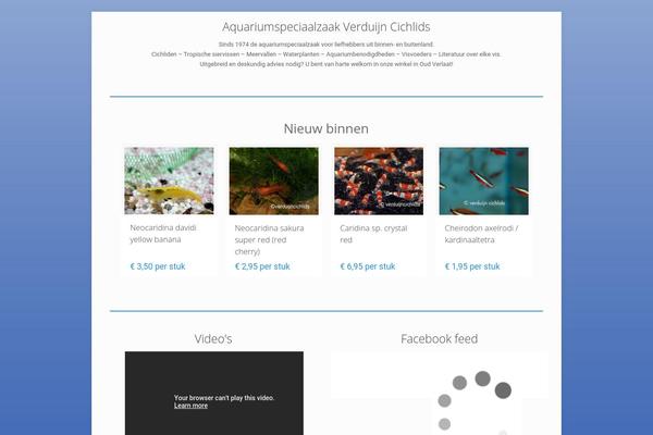 Site using Wd-facebook-feed plugin