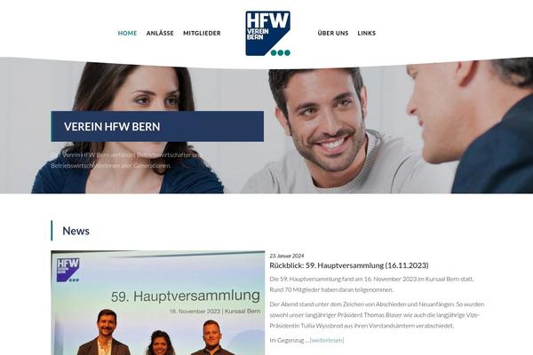 verein-hfw-bern.ch site used Exo-theme