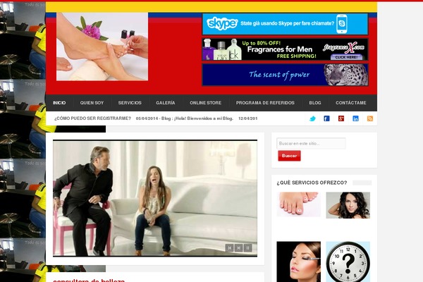 verenicecantillo.com site used Blogging