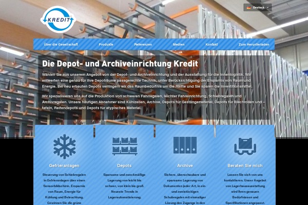 verfahrbareregale.de site used Kredit.cz