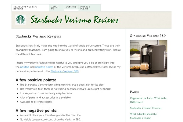 verismoreview.com site used Thesis