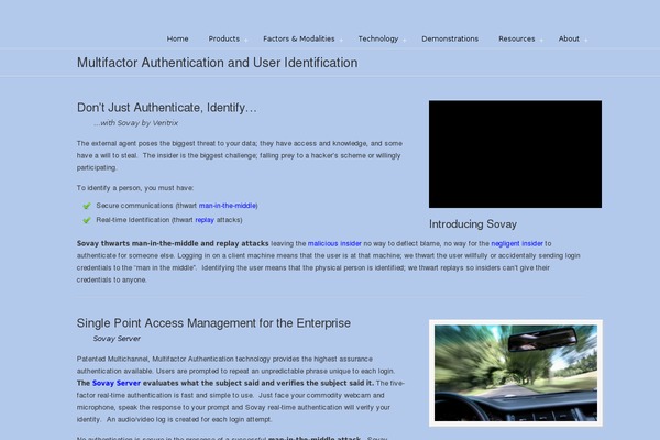 Site using FLASH VIDEO GALLERY plugin