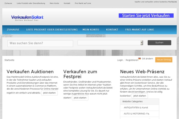 verkaufensofort.de site used At