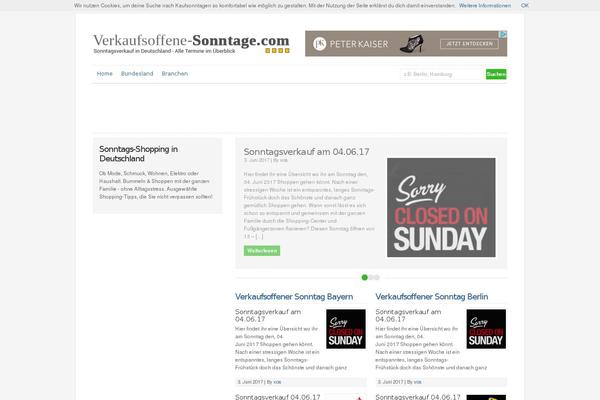 Verso theme site design template sample