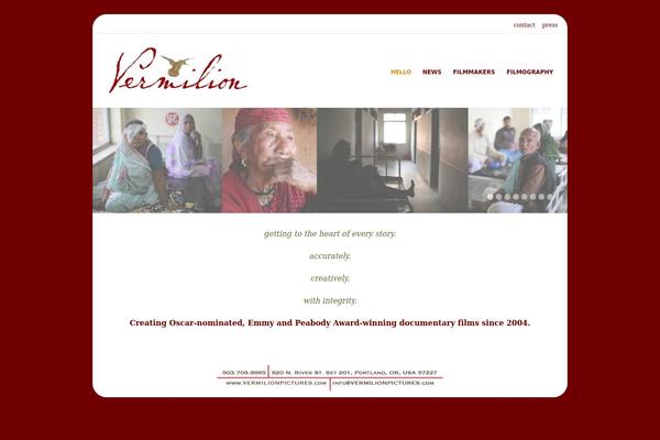 Gather theme site design template sample