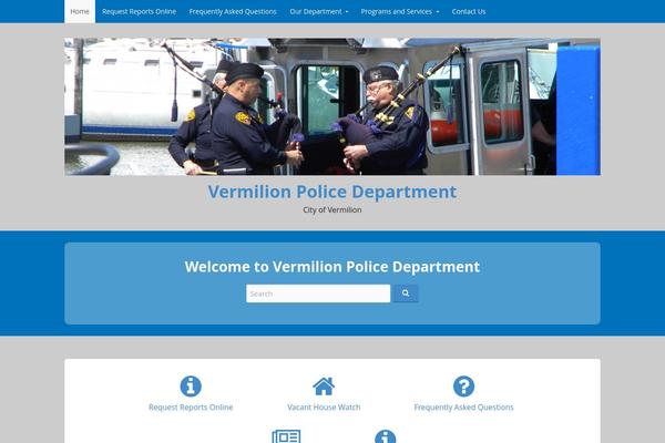 GovPress theme site design template sample