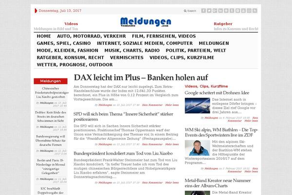 Advanced Newspaper theme site design template sample