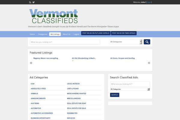ClassiPress theme site design template sample